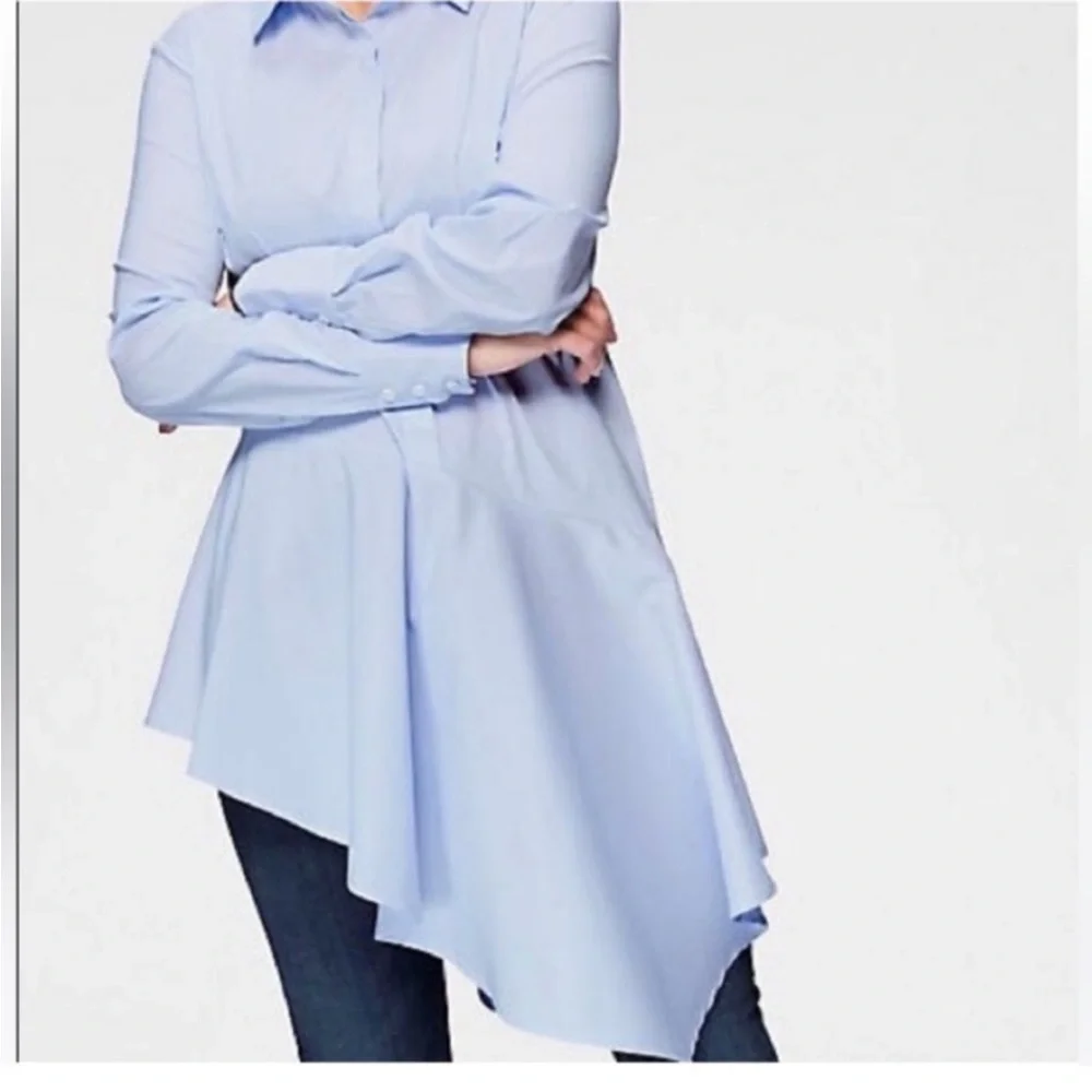 b.young Asymmetrical Dress Shirt size 8 - Picture 4 of 13